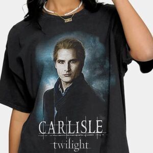Carlisle Cullen Twilight Meme Original Dilf Retro Graphic T-Shirt